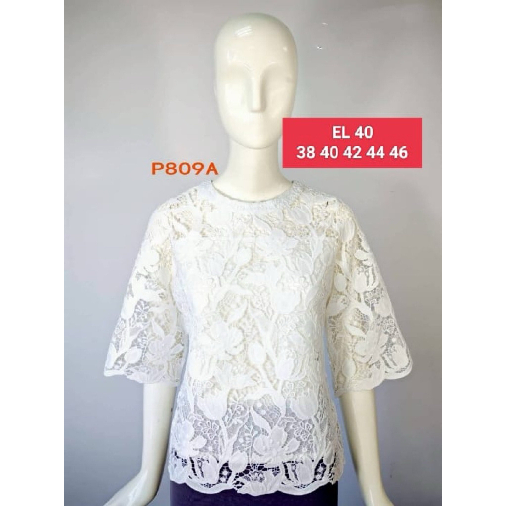 PINK BOUTIQUE BLUS BROKAT ORIGINAL MADE IN THAILAND