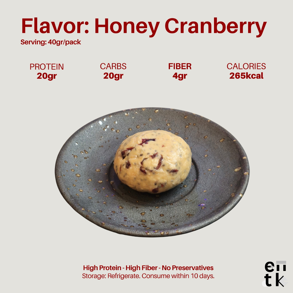 

Honey Cranberry Protein Snack