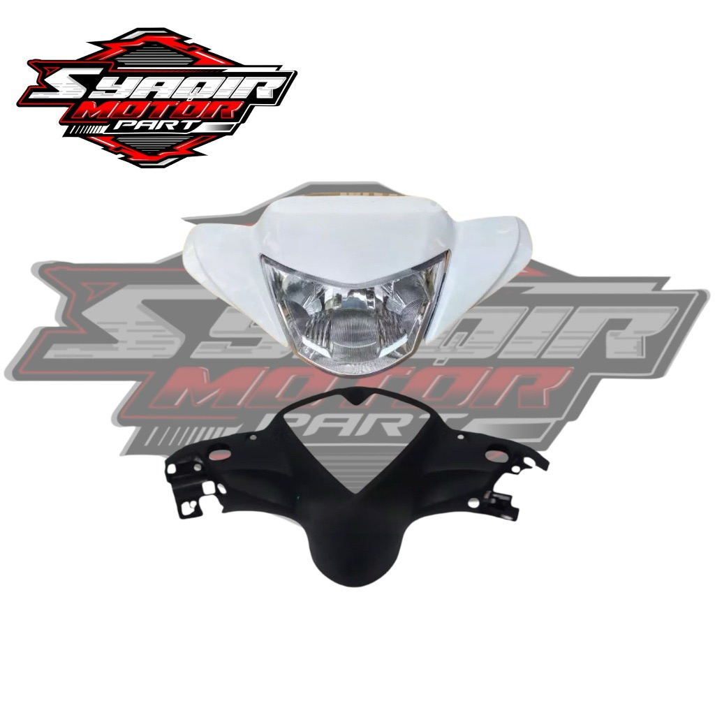 cover headlamp lampu depan motor Mio J putih / Mio GT - Batok AB dan reflektor Yamaha Mio gt mio J 2