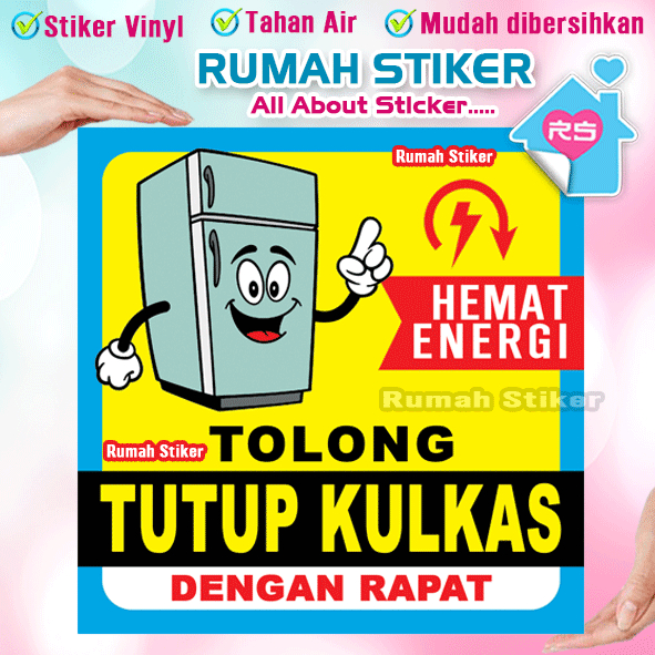 

Stiker Harap TUTUP KULKAS dengan RAPAT - Hemat Energi - Dapur