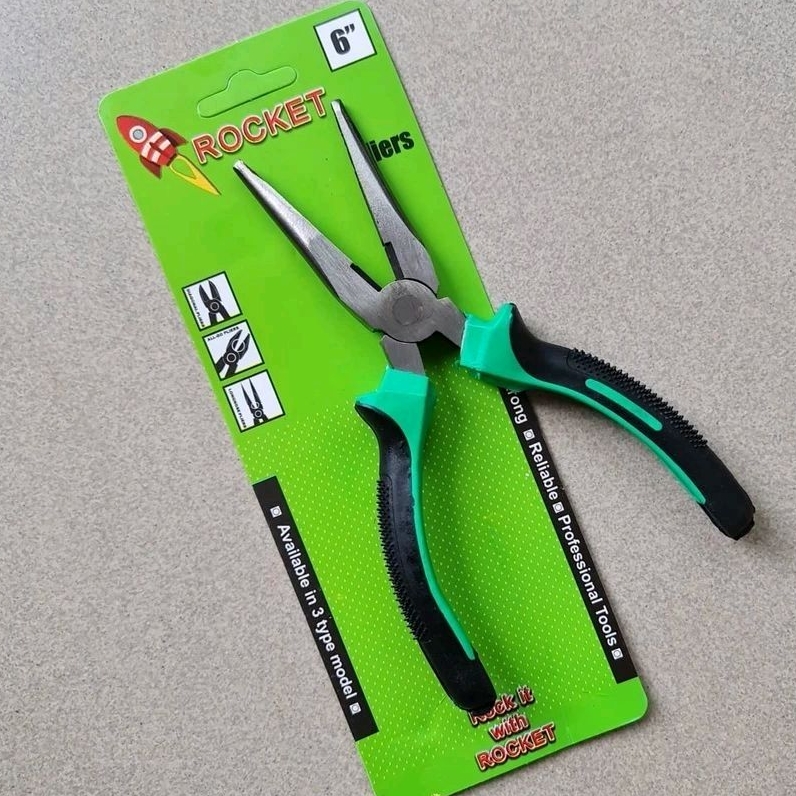 Tang Lancip Alat Jepit Long Nose Gegep Pliers Hidung Panjang