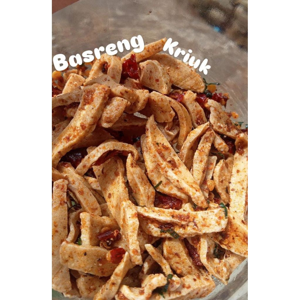

Basreng Pedas Kriuk Daun Jeruk 250gr&500gr