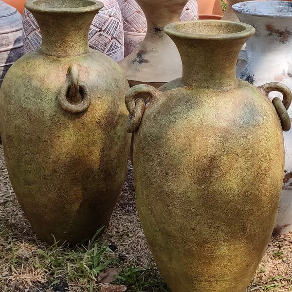 guci kendi tanah liat dekorasi rumah taman dan vas bunga