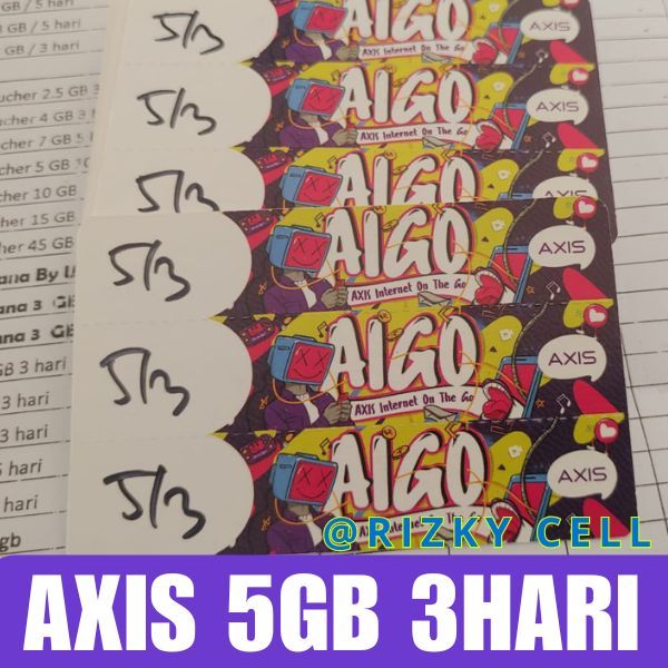 voucher vocer axis 5 gb 3 hari Sumatera Selatan OKU Timur, OKU Selatan, Waykanan, Baturaja