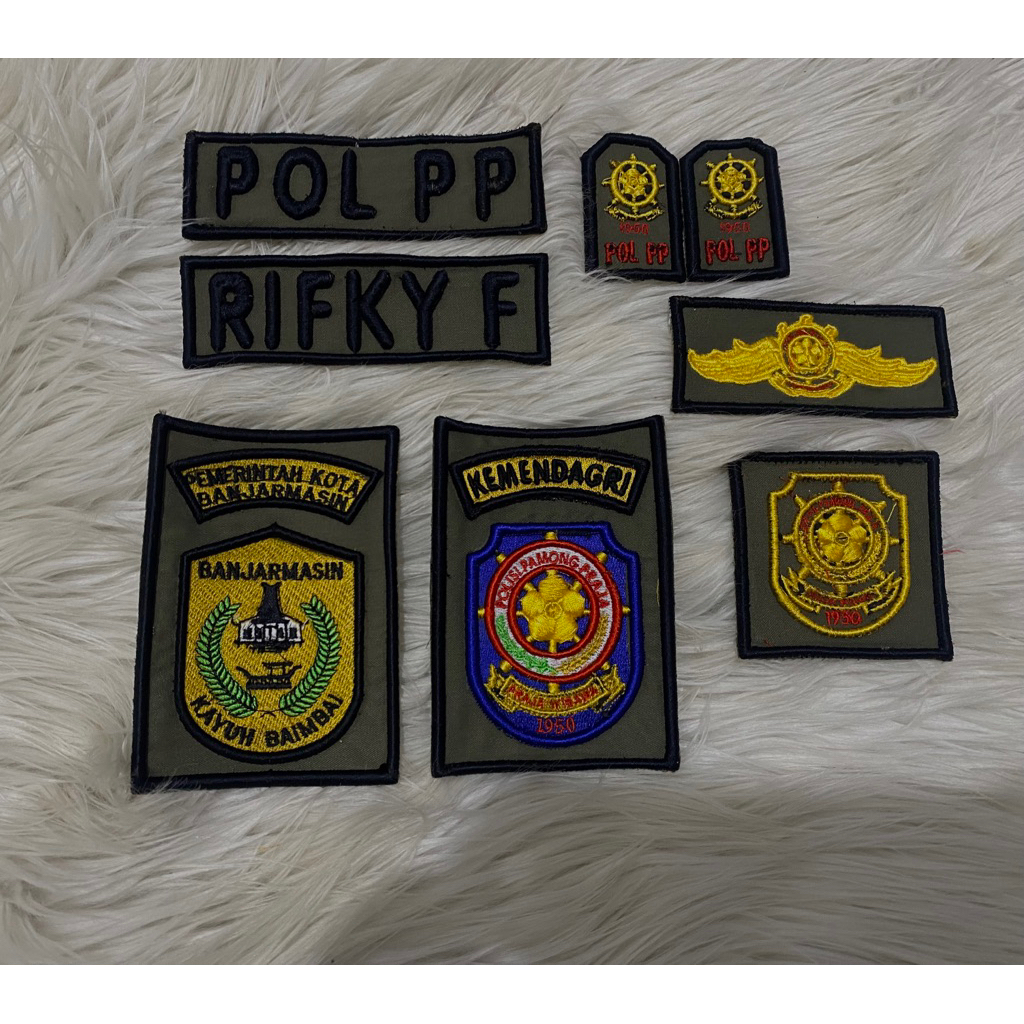 ATRIBUT BORDIR PDL SATPOL PP ll BORDIR 3D