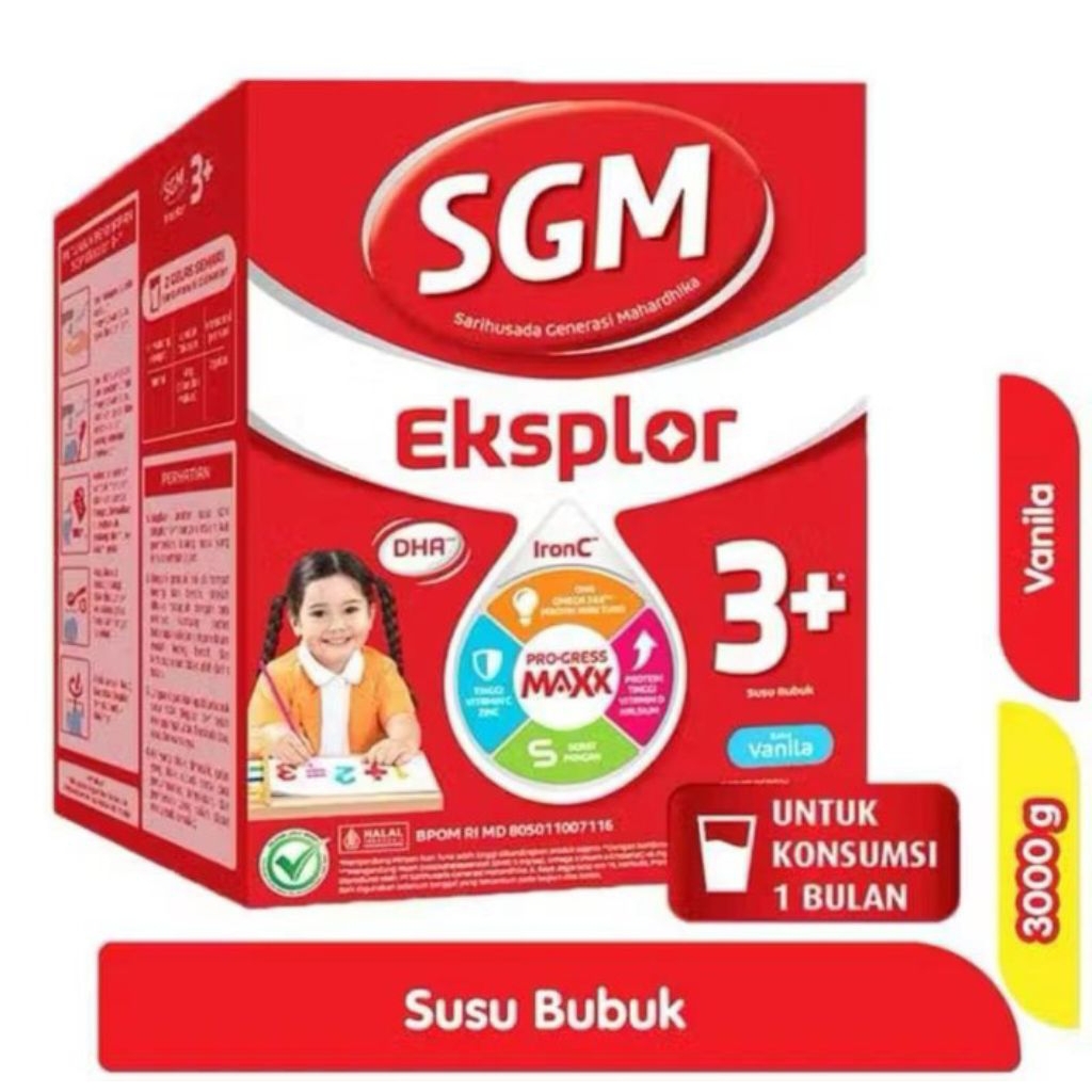 

PROMO | SGM EKSPLOR 3+ VANILA ISI 3KG ( CUKUP 1 BULAN )