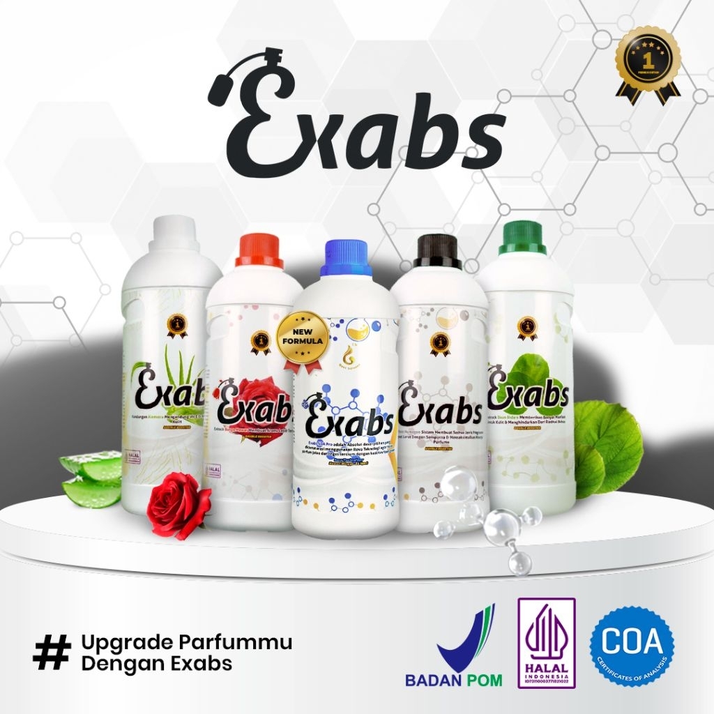 EXABS (Pelarut parfume original) BERSERTIFIKAT