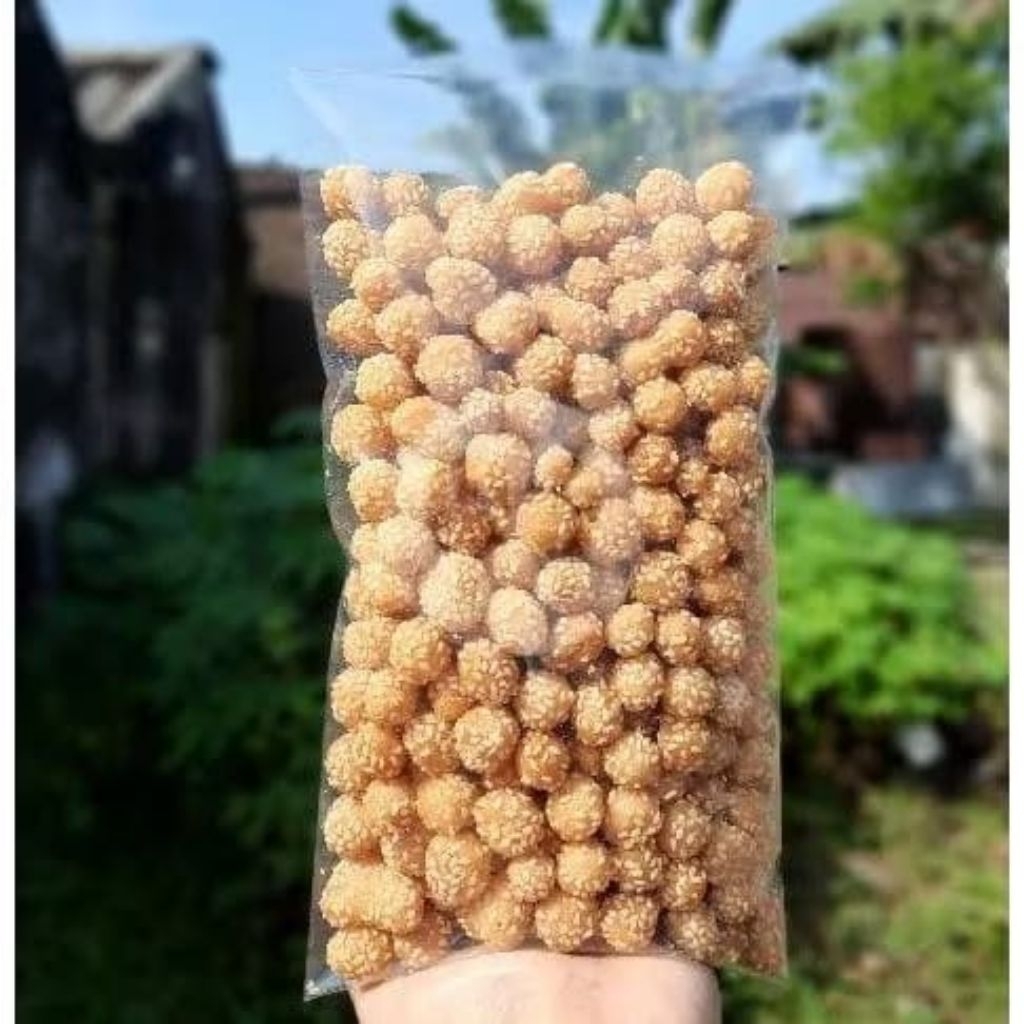 Cemilan Kiloan Keciput Bulat Sebal 2kg//Ciput Wijen Manis