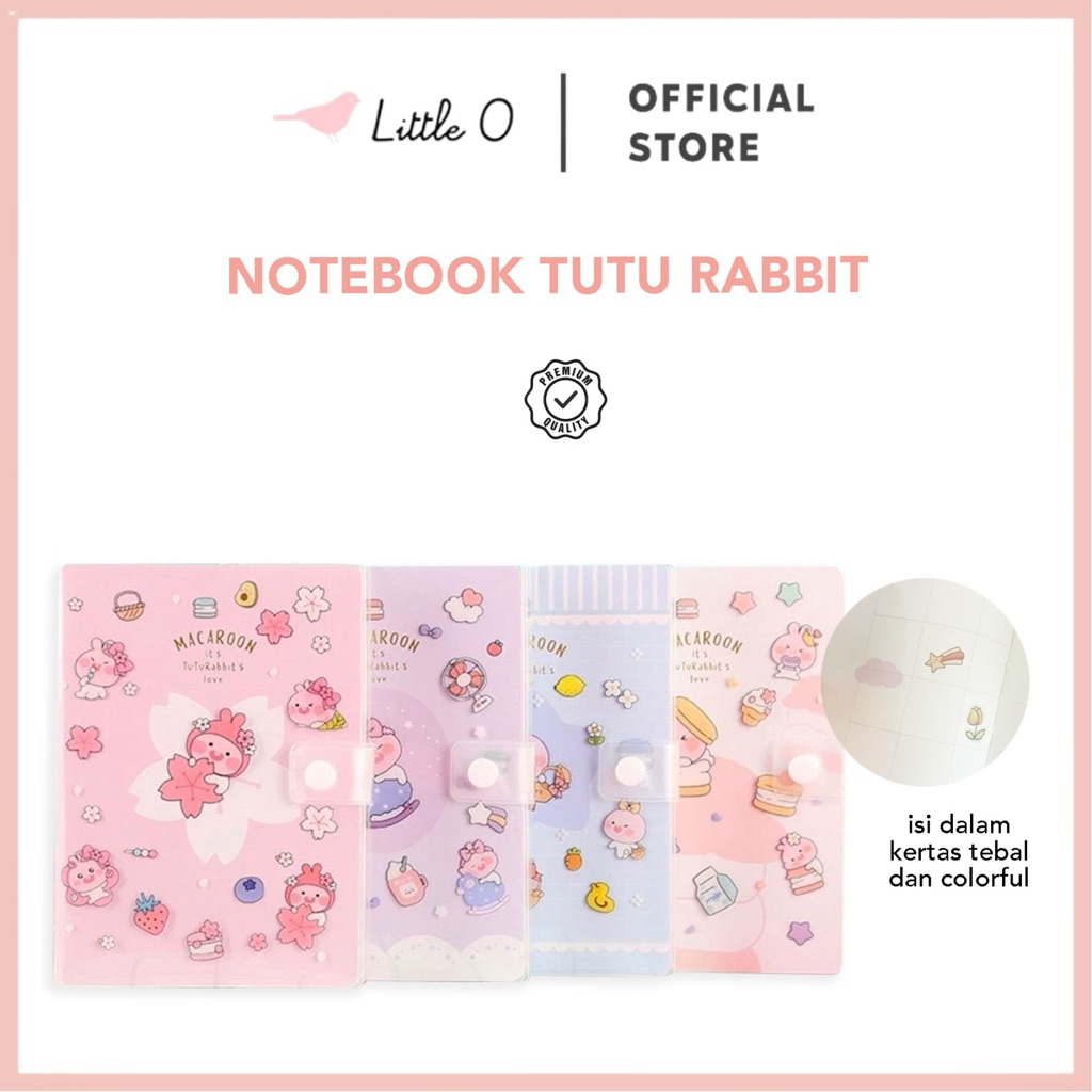 

LITTLE O Tutu Rabbit Notebook Notebook Journal Weekly Planner