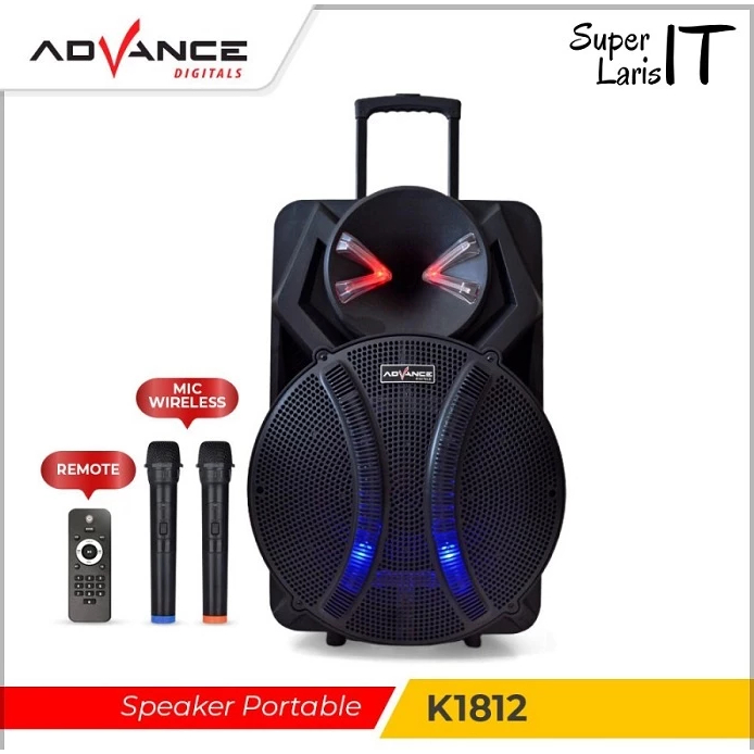Speaker Aktif Portable Meeting Advance K1812 / Speaker Aktif 18 Inch