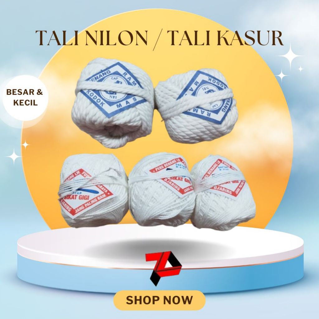 Tali / benang kasur atau Tali Bakcang uk. besar/ kecil  ( Per Gulung)