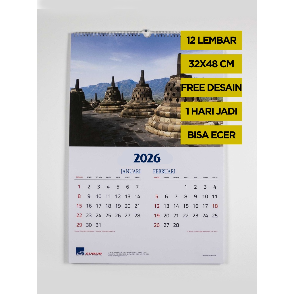 

KALENDER CUSTOM 2026 - KALENDER DINDING