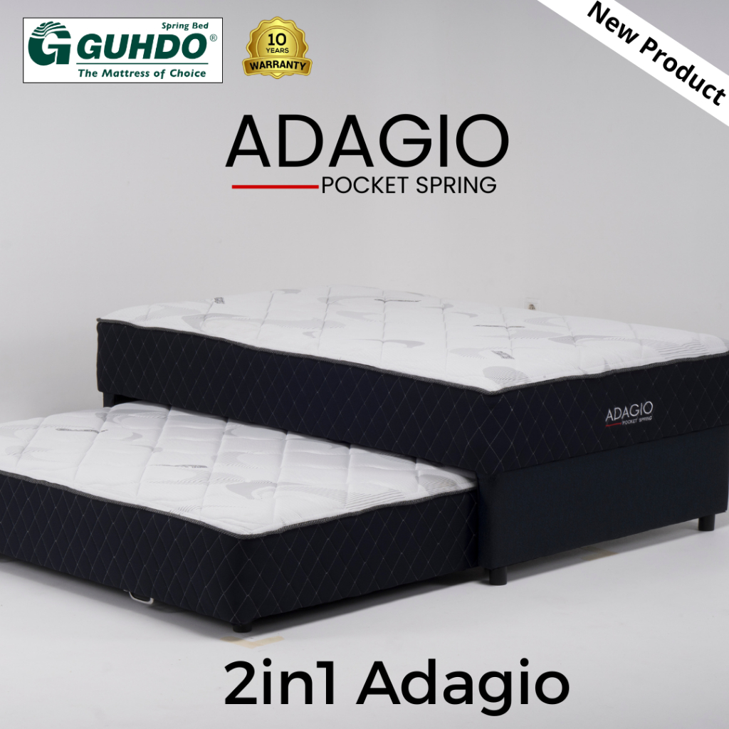 SPRINGBED GUHDO 2in1 Adagio [Tanpa Sandaran]