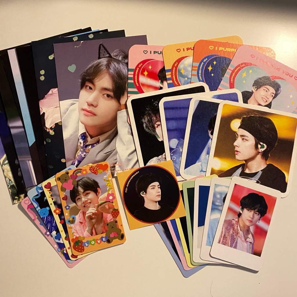 (Preloved) Fanmerch NunaV Photocard Postcard BTS V Taehyung