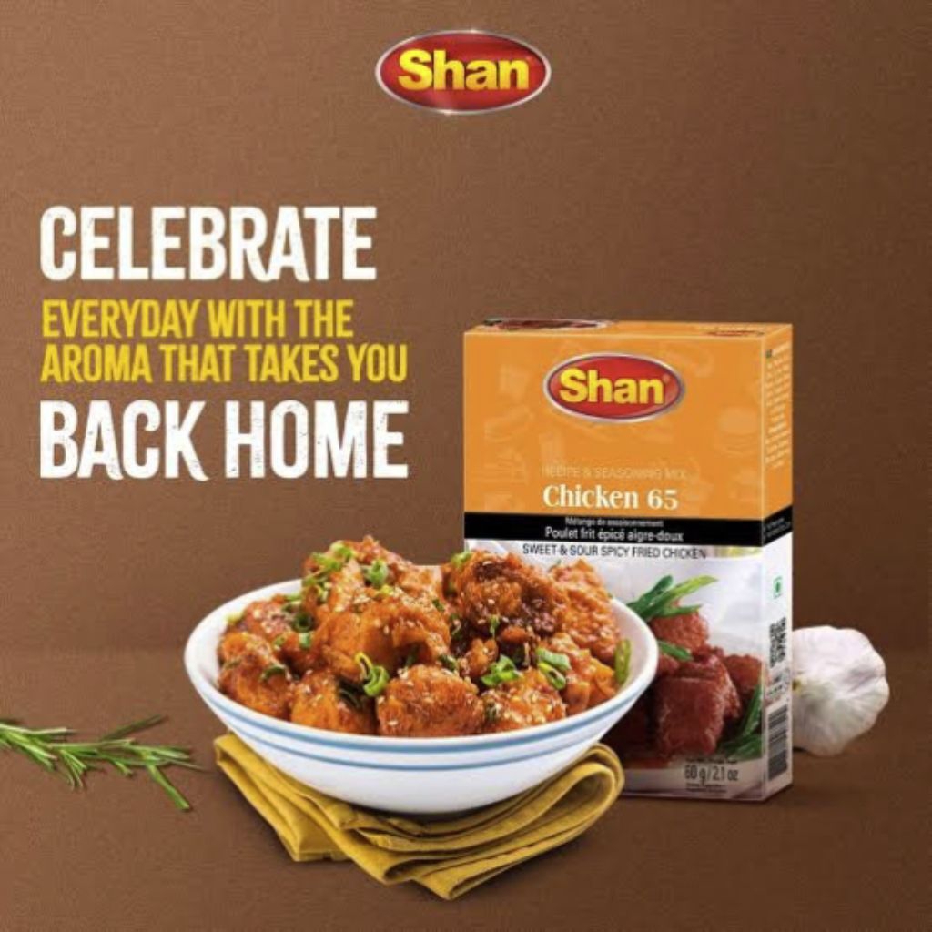 

SHAN CHICKEN 65 POWDER BEST QUALITY 60G