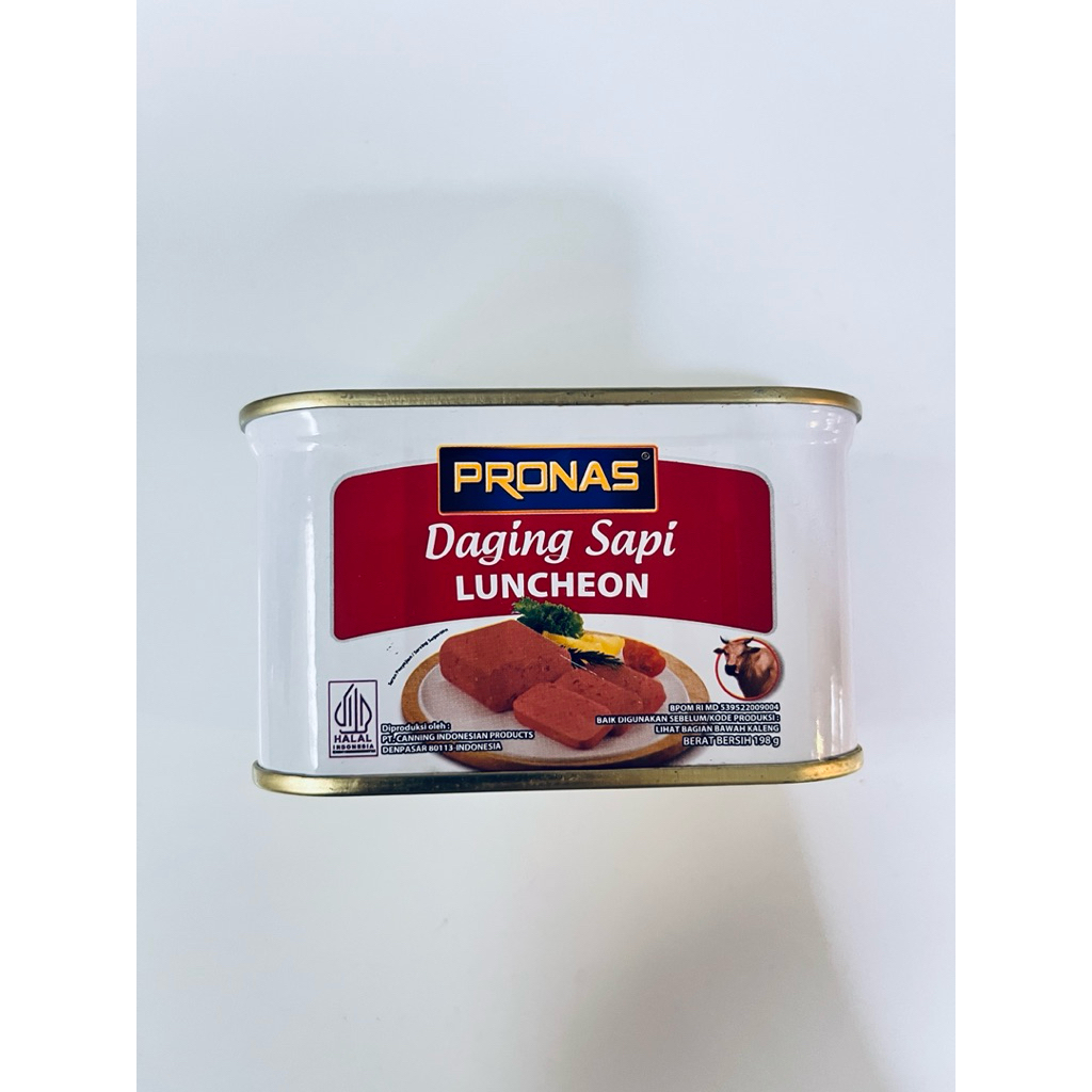 

PRONAS beef luncheon meat 198gr || daging sapi luncheon