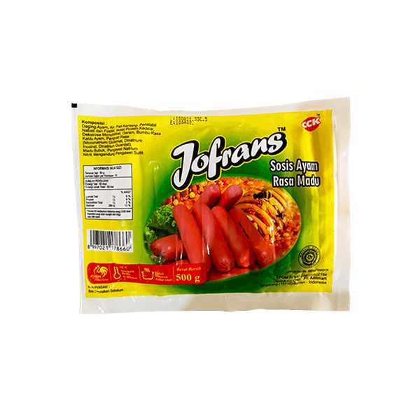 

Jofrans Sosis Ayam Madu 500gr