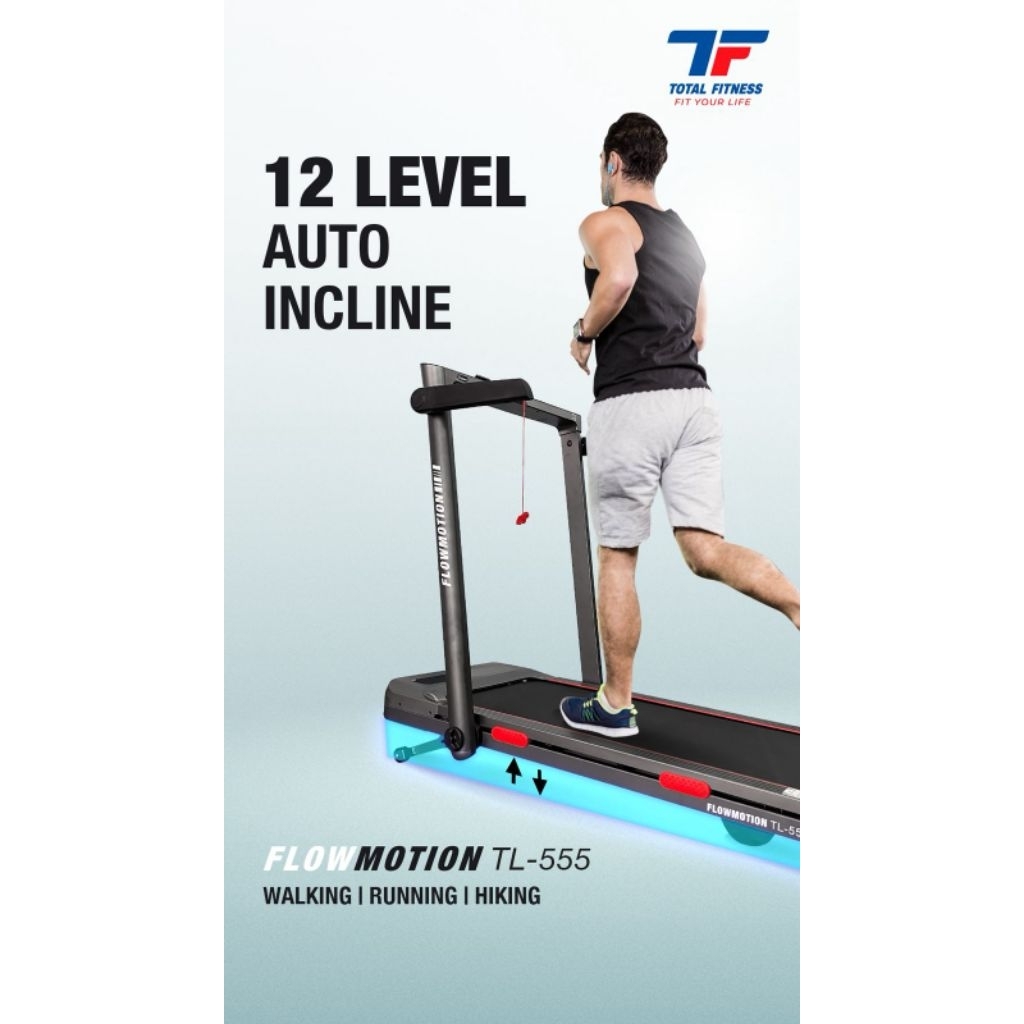 Alat Olahraga Lari Ditempat Multifungsi Treadmill Ultimate Series Flowmotion TL-555