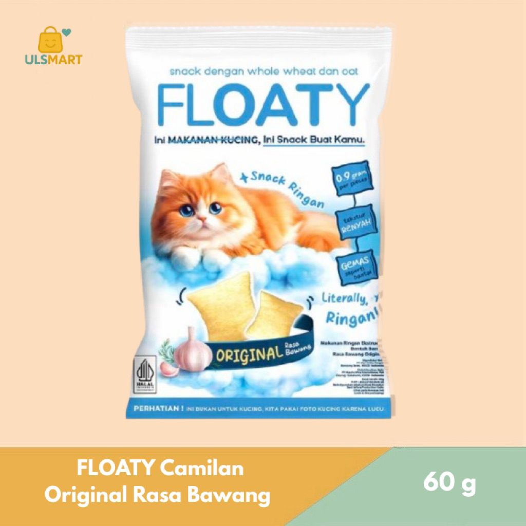 

FLOATY Camilan Original Rasa Bawang 60 g
