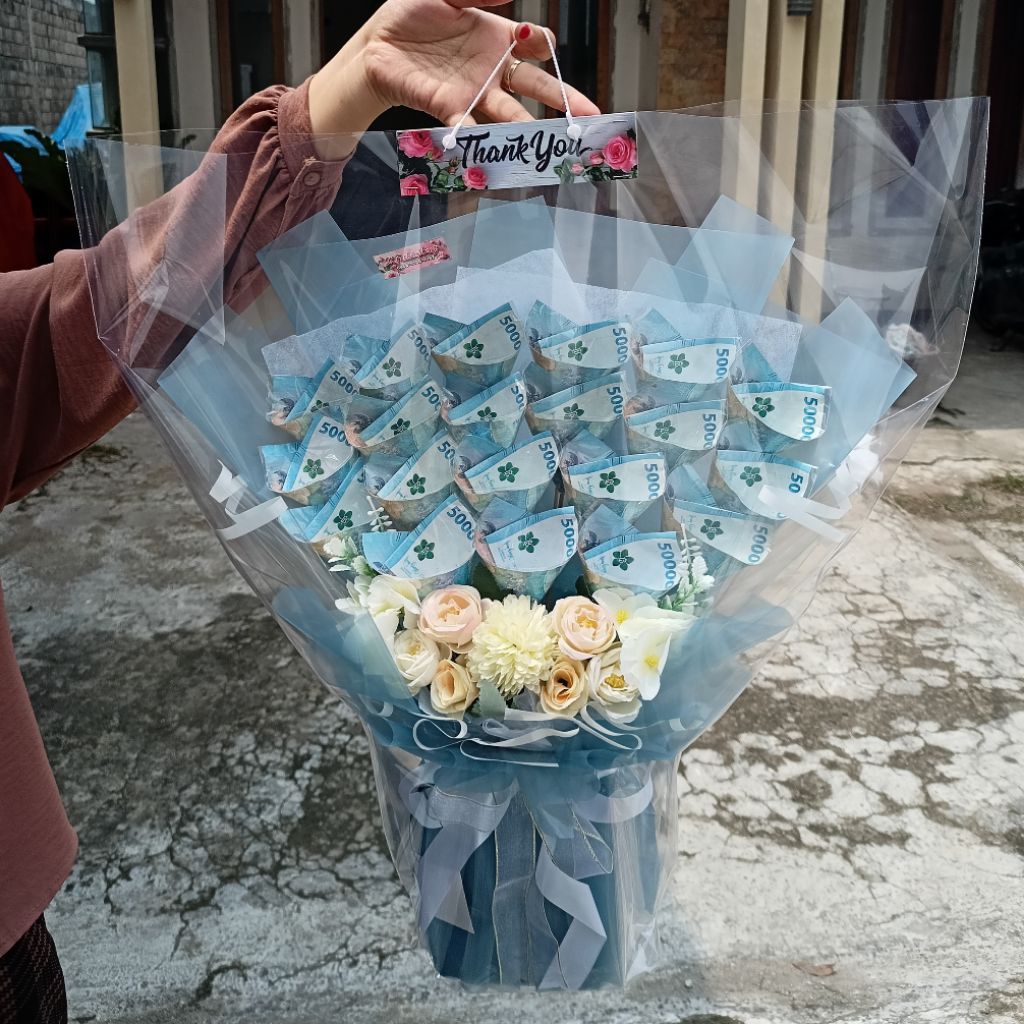 

Tas Plastik Buket tag Thank You | Plastik buket transparan | Tas plastik buket bening berbagai macam ukuran