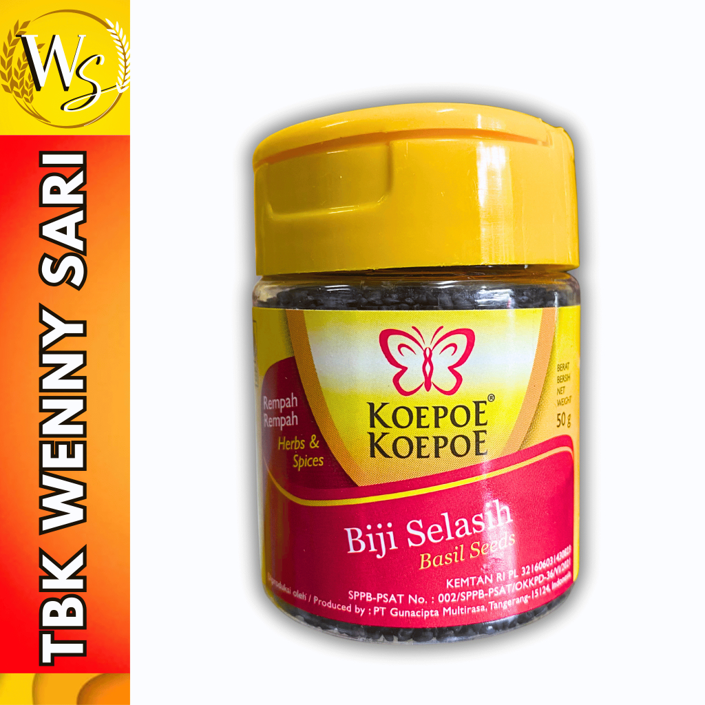 

Biji Selasih KOEPOE KOEPOE 45 gram
