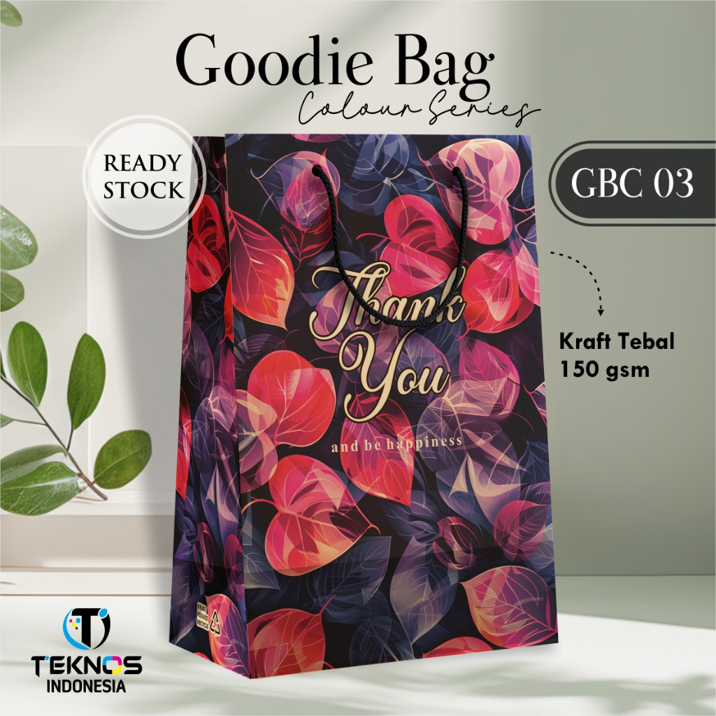 

[12PCS] GOODIE BAG BAHAN KRAFT - TAS TENTENG HAJAT READY STOCK GBC 03
