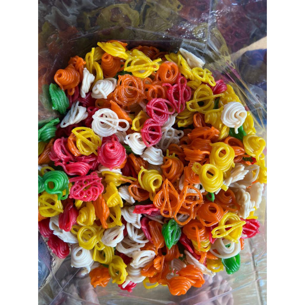 

Kerupuk Keong Warna @5 Kg /ball