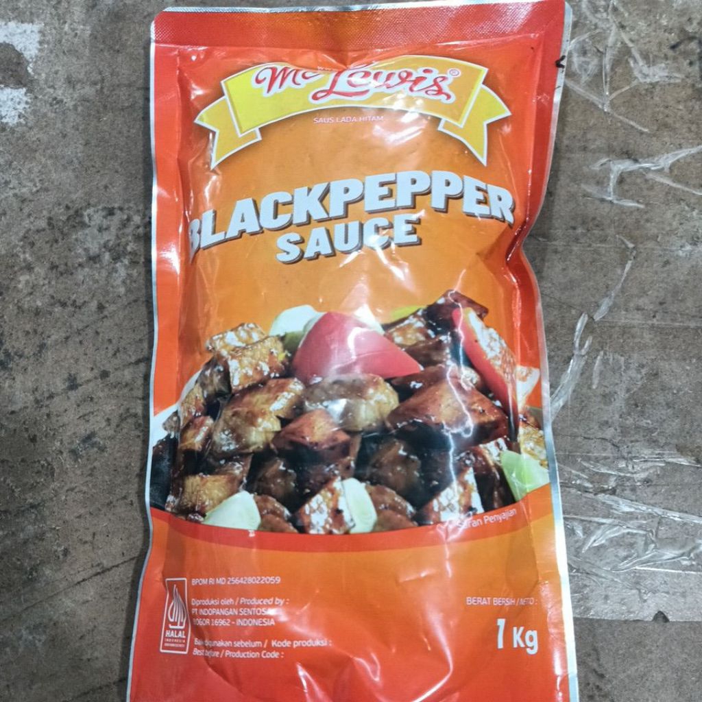 

Mclewis Blackpaper sauce 1kg