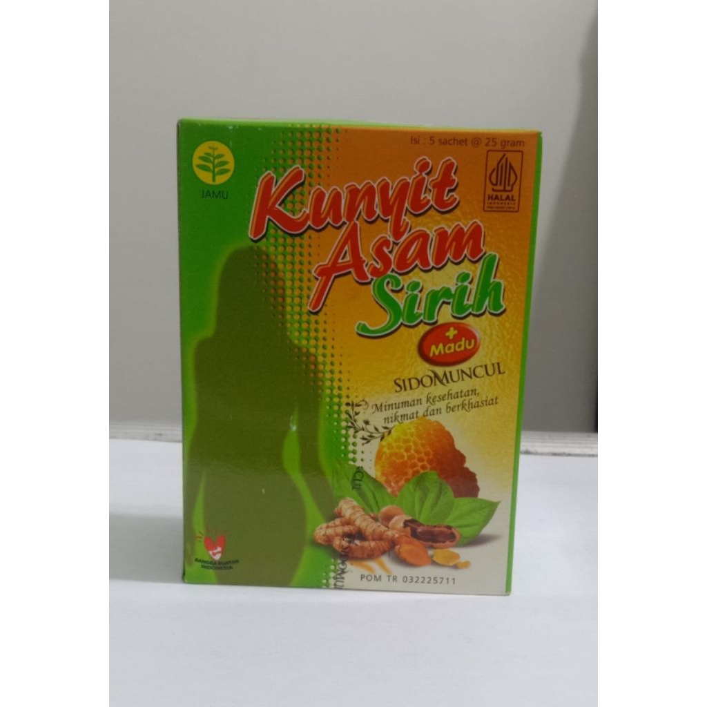 

kunyit asam sirih + madu persachet minuman kesehatan