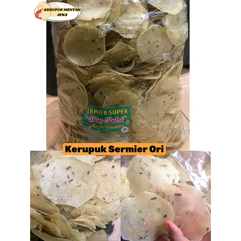 

[1 kg] Kerupuk Sermier Ori Mentah Kiloan