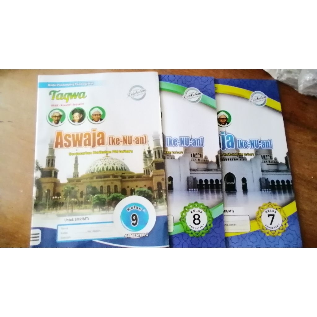 BUKU LKS ASWAJA SMP/MTS SEMESTER GANJIL