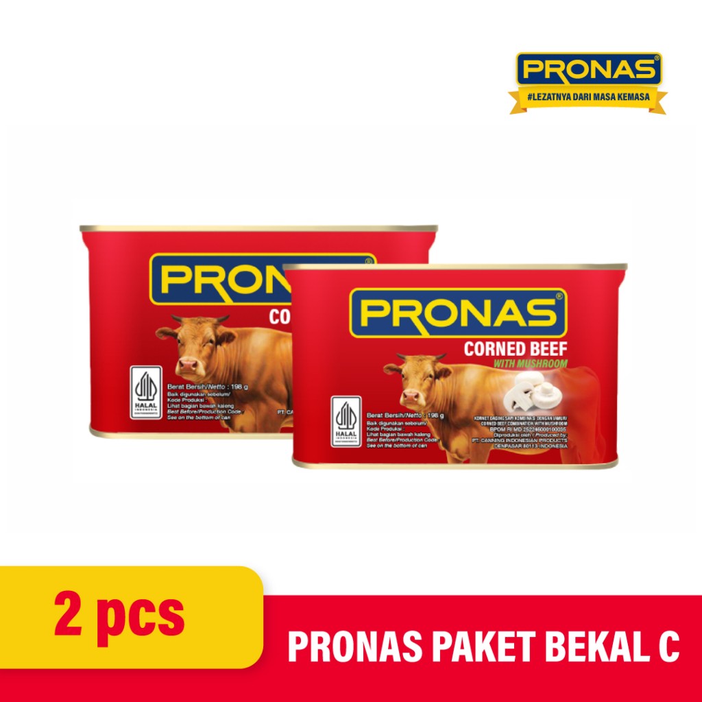 

PRONAS Paket Kornet Sapi 198 g (1pcs) + Kornet Sapi Jamur 198 g (1pcs)
