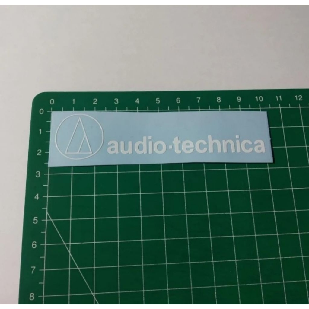 

stiker cutting audio technica