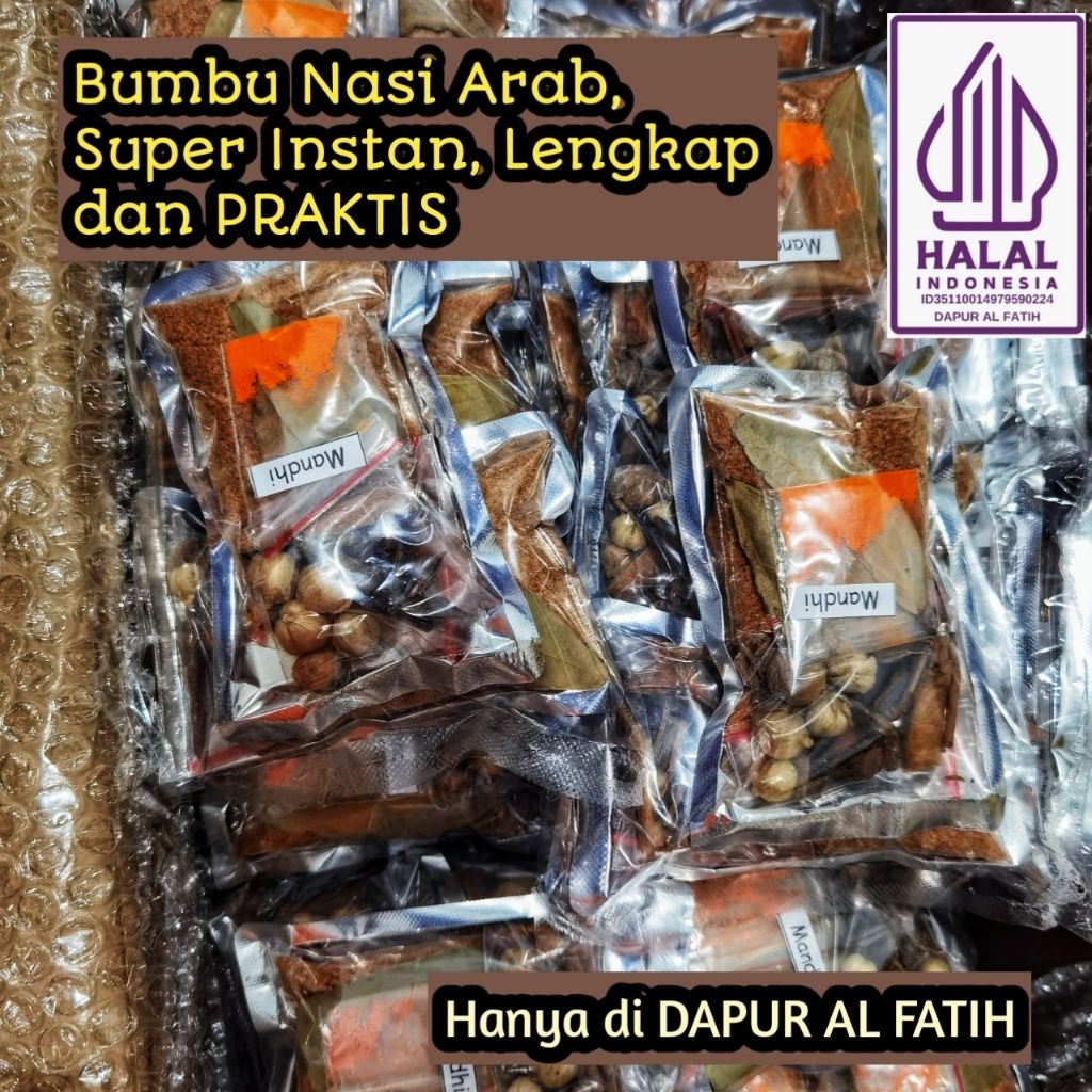 

GROSIR BUMBU ISI 18 (HARGA RESELLER) NASI ARAB INSTAN PRAKTIS