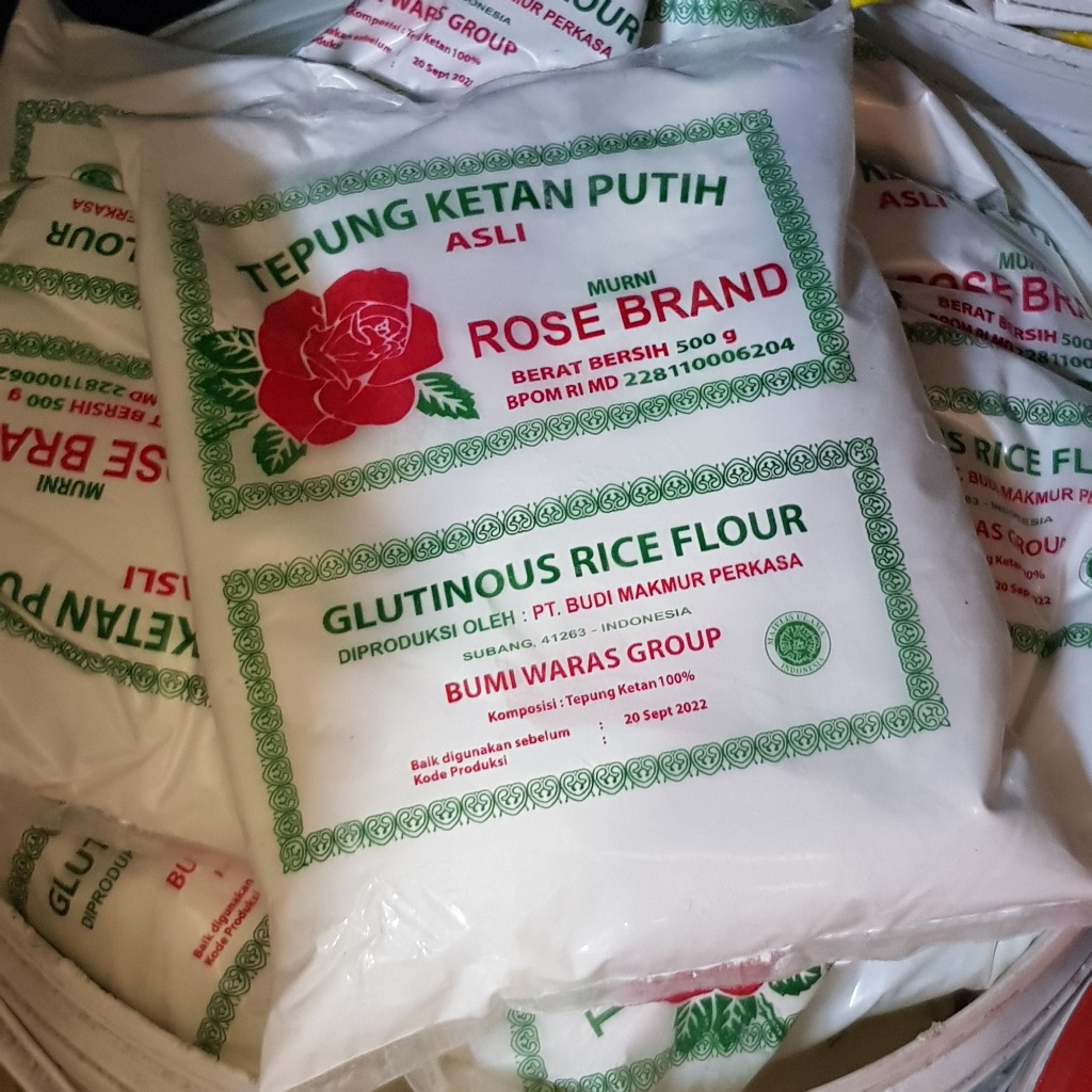 

Tepung Ketan Putih / Tepung Ketan Putih Rosebrand 500gr