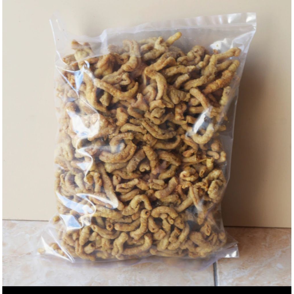 

Keripik Usus 250gr Renyah dan Murah