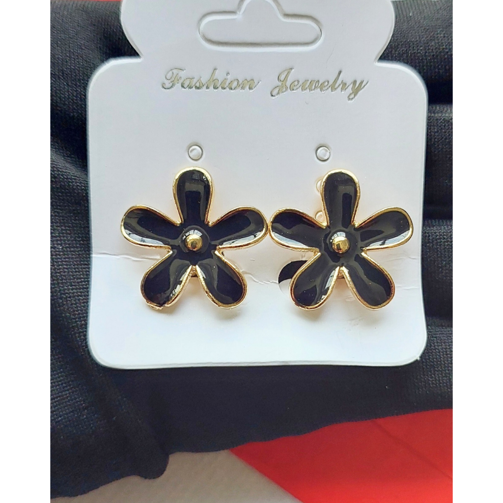 Anting Klip Giwang Jepit Tanpa Tindik Aksesoris Hijab Jilbab Kerudung Wanita Korea Style