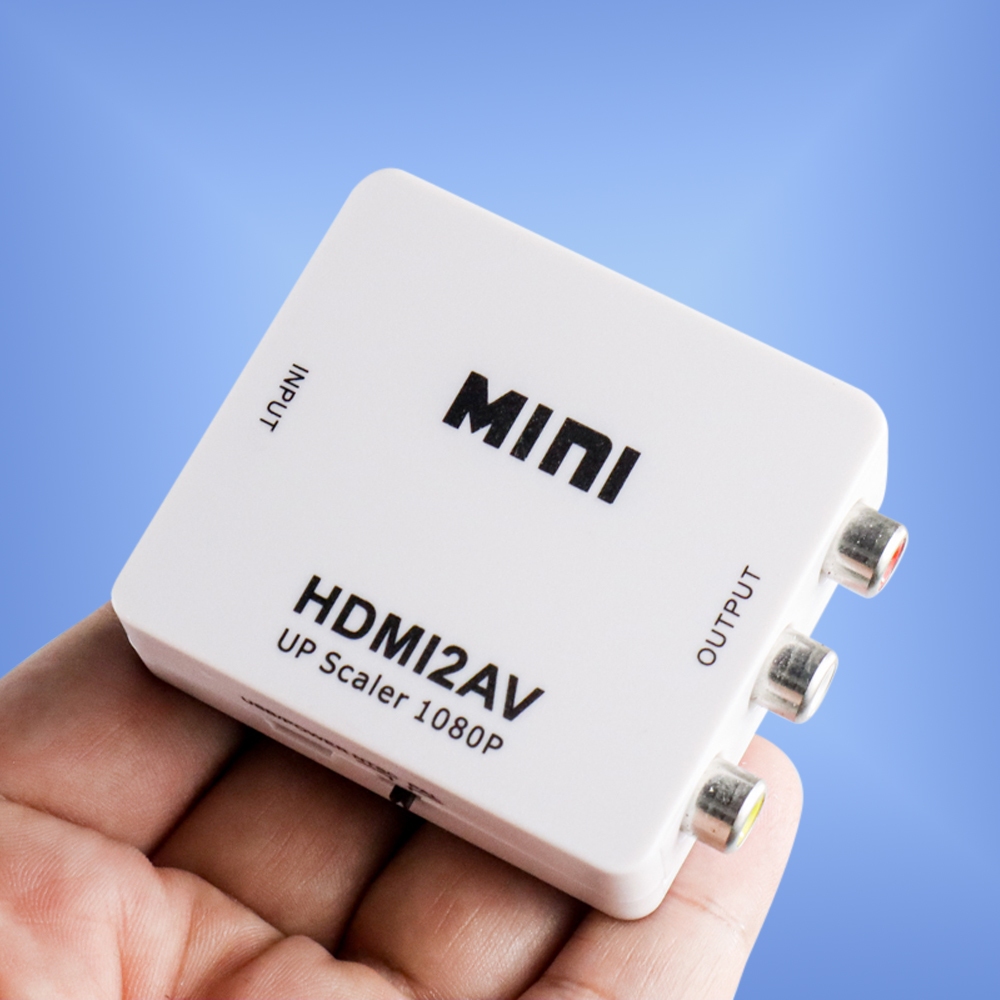 CONVERTER HDMI TO AV RCA / HDMI TO AV RCA KONVERTER ADAPTER MINI HDMI TO AV RCA