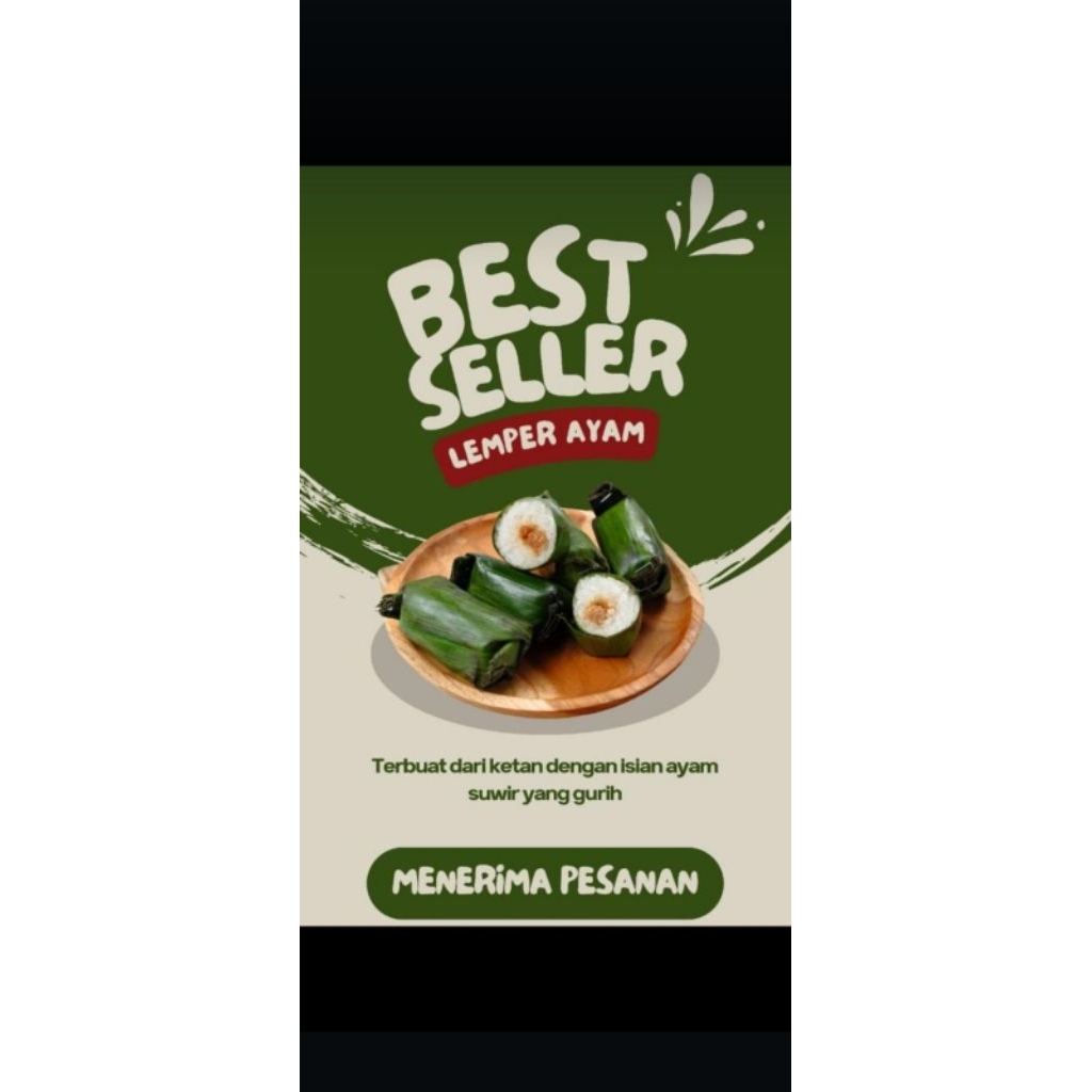 Lemper Ayam Kukus Enak Bergizi