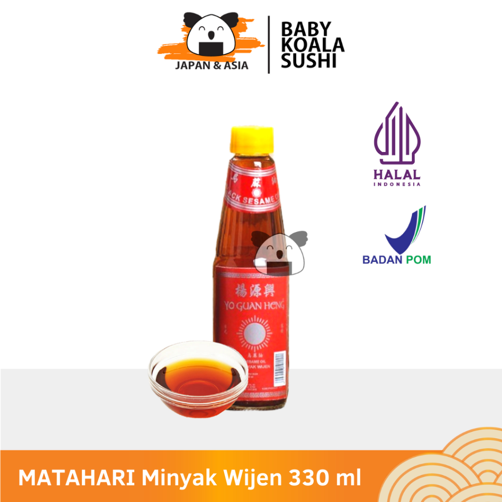 

MATAHARI Minyak Wijen Light Sesame Oil 330 g Halal │ Grade Ringan Yo Guan Heng