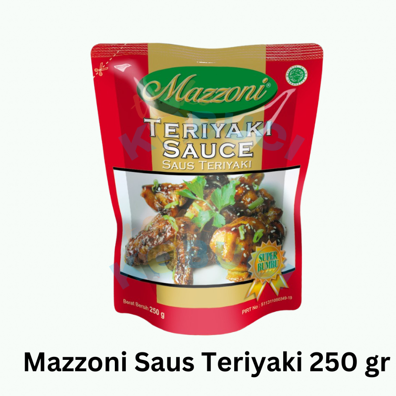 

Mazzoni Saus Teriyaki 250 Gram / Teriyaki Sauce