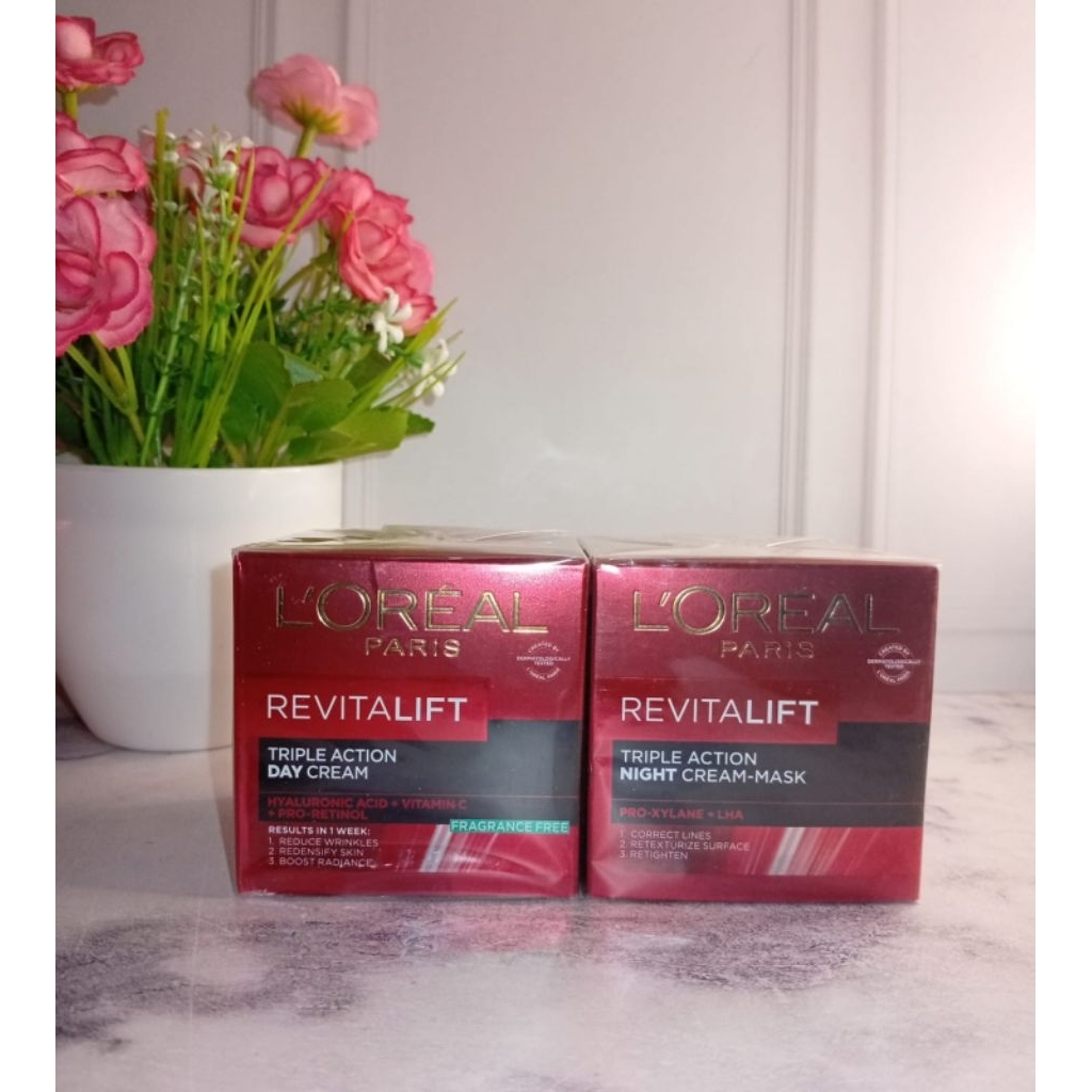 Loreal Paris Triple Action Day Cream / Night Cream 50 gr