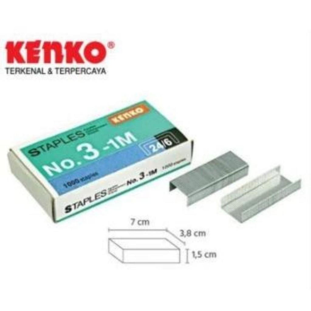 

isi Staples/staples No 3 Besar joyko (20 pcs)