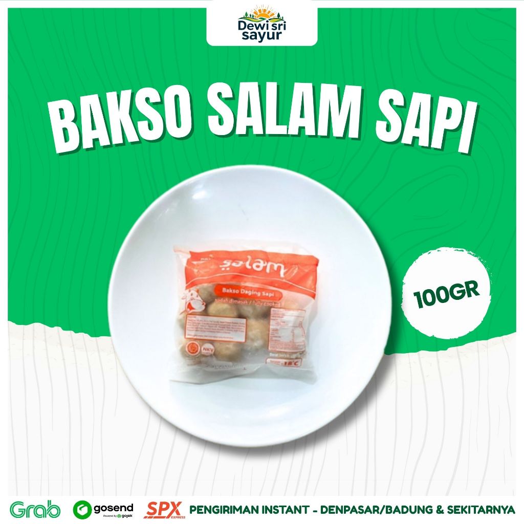 

Bakso Salam Sapi 100gr – Dewi Sri Sayur
