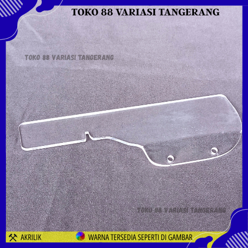 MUDFLAP PENAHAN LUMPUR AKRILIK TRANSPARAN VARIO 110 TECHNO MIKA KOLONG VARIO 110 TECHNO KARBU