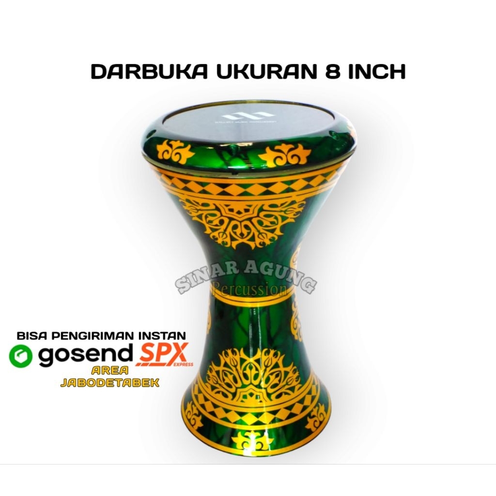 Darbuka ukuran 8 inch|darbuka alumunium cor|darbuka 8 inch