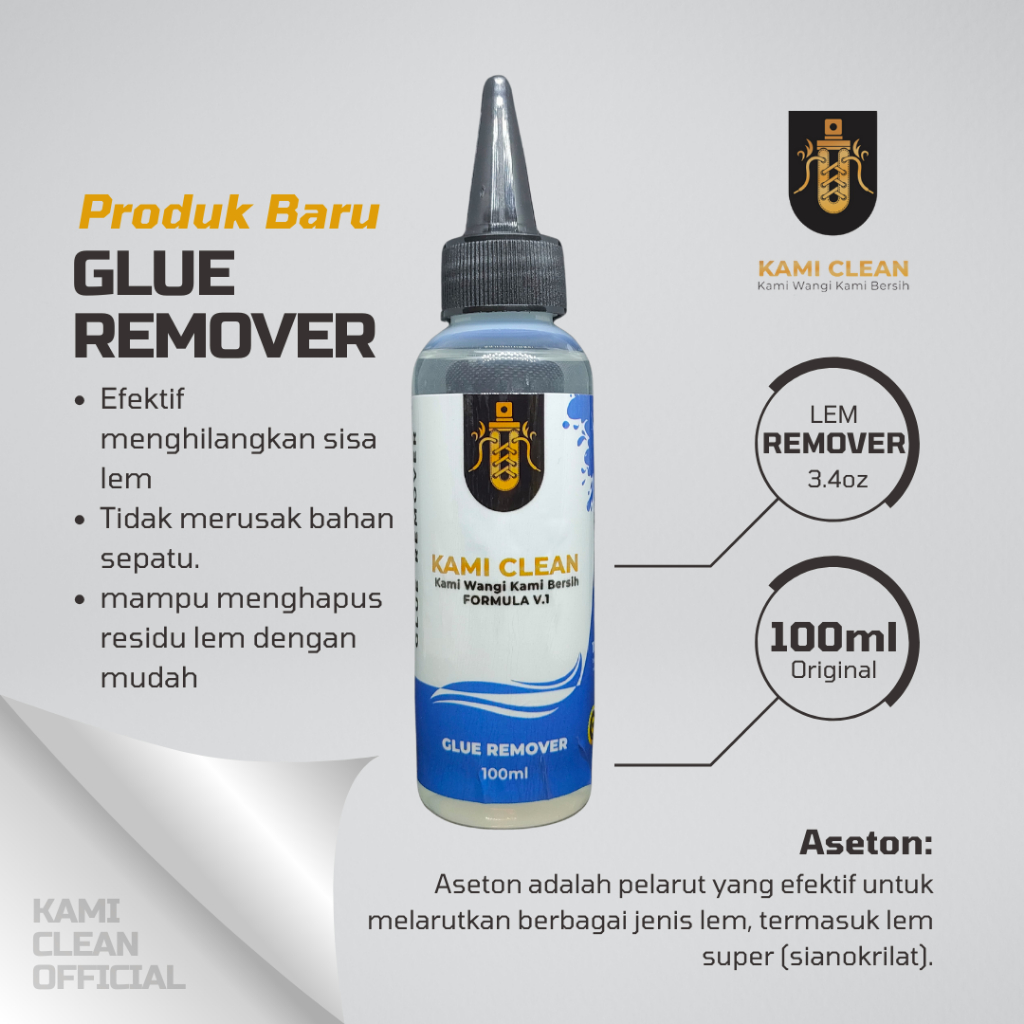 Remover Penghilang Lem Sepatu Super Cepat Penghapus Glue Remover