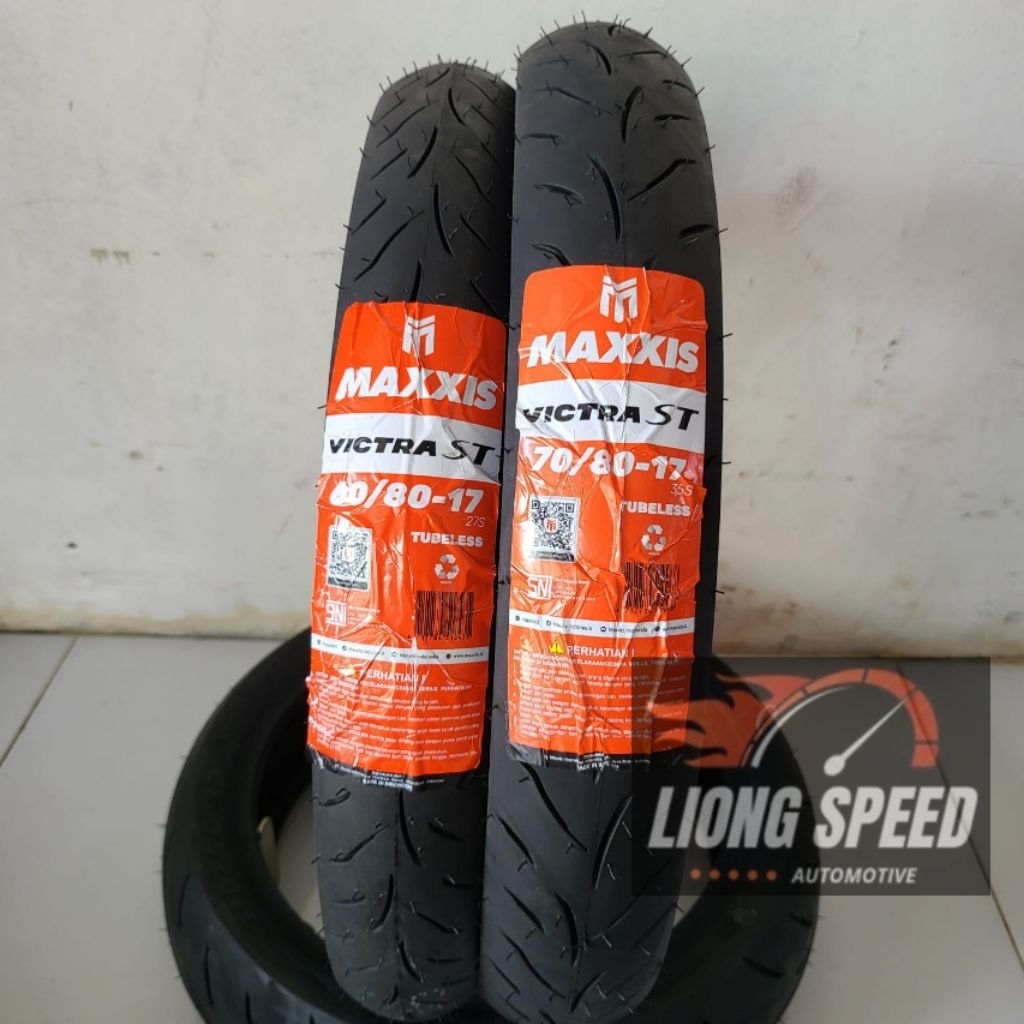 Ban Cacing Tubeless Motor Nouvo Beat Scoopy Vario Maxxis 60/80 70/80 Ring 17