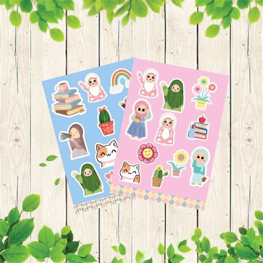 

STIKER LUCU IMUT B Dekor stiker DIY Buku catatan Buku Jurnal Laptop Tumbler