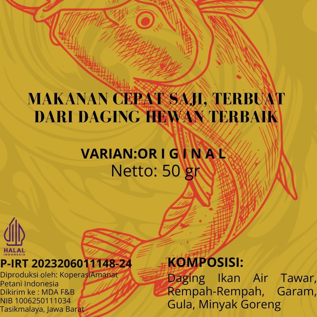 

ABONKU SEHAT IKAN AIR TAWAR PAKET HEMAT 3PCS ABON IKAN